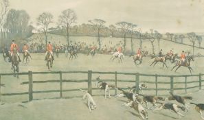 After Cecil Alden, 'The Whaddon Chase', a colour print, 14