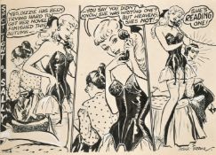 Arthur Ferrier (1891-1973) British, 'Yes, Dizzie has been trying to get her novel finished this