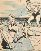 Arthur Ferrier (1891-1973) British, 'I see in the lines of your hand that you are about to meet a