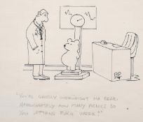 20th Century Cartoon, 'You're grossly overweight Mr. Bear. Approximately how many picnics do you