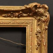 A 20th Century swept frame, rebate size - 12