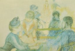 After Renoir, a colour print of 'La Scene du Moulin de la Galette', 11