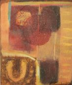 Alison Milner-Gulland (b.1940) 'Desert Memories', oil on paper, signed and titled verso on label,