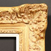 A 20th Century gilt composition frame, rebate size - 19.5