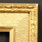A 19th Century gilt composition frame, rebate size - 16.5