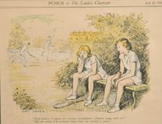 Punch, or the London Charivari, July 22, 1936, hand coloured print cartoon, 