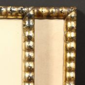 A pair of 19th Century silvered frames, rebate size - each 25