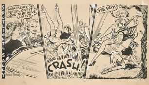 Arthur Ferrier (1891-1973) British, 'With plenty of petrol isn't it good to be alive Sally?', a