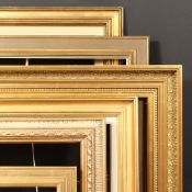 A collection of six frames, the largest rebate size - 24