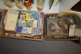 A large quantity of cigarette cards etc.