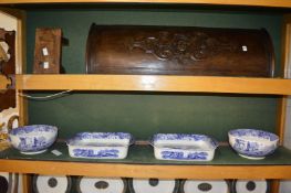 A pair of Spode Italian pattern bowls and Italian pattern dishes.