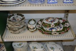 A Mason's ironstone part dinner service.