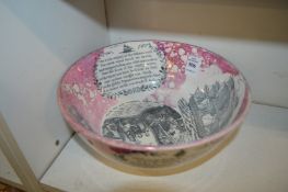 A Sunderland lustre ware bowl.