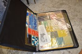 A folio containing advertising material etc.