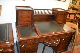 A Victorian mahogany 