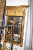 A Regency gilt framed pier mirror.