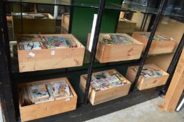 A large quantity of Marvel comics, Commando magazines and other related ephemera.