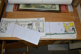 Bill Mevin, an original artwork for The Perishers and others.