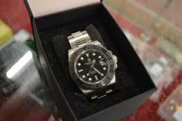 A Pagani design gentlemen's stainless steel wristwatch.