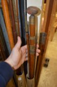 A C Farlow split cane fishing rod.
