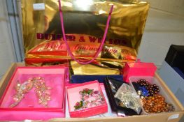 A good collection of Butler & Wilson and other costume jewellery.