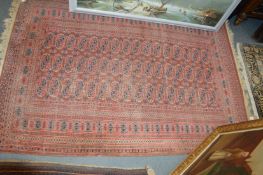 A modern Bokhara style rug.