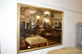 A large modern mirror.