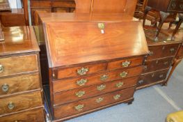 A good George III mahogany bureau.