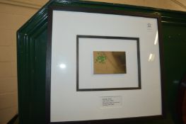 Damien Hirst VIP Drinks mat for the Pharmacy Bar restaurant, Notting Hill 2003, framed and glazed.