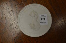 A small continental porcelain plaque.