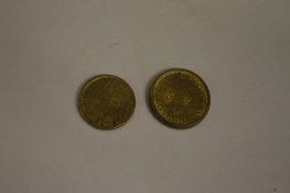 A Royal Mint Cur weights (for checking the weight of sovereigns and half sovereigns).