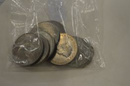 A quantity of Churchill crowns.