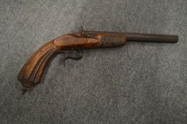 A good 19th century percussion pistol.