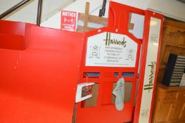 A Harrod's double decker bus bunk bed.