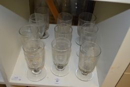 Old French wine glasses.