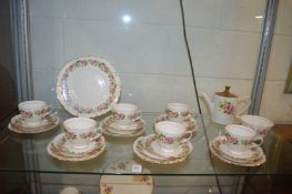 A quantity of tea services.