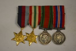 A miniature set of medals.