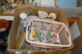 Decorative and household china and glass.