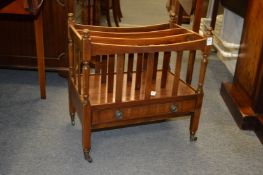 A mahogany Canterbury.