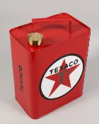 AN ESSO TIN OIL CAN. 11.5ins high.