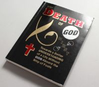 THE DEATH OF GOD by DAMIEN HIRST, a signed inscribed copy for JOB.