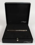 A GOOD DUPONT PALLADIUM AND DIAMOND SET FOUNTAIN PEN, boxed.