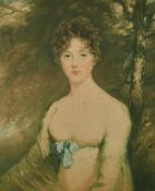 Portrait of a lady engraved by Richard Smythe, mezzotint, signed in pencil, 13