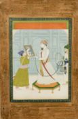 An Indian miniature painting of Guru Hargovindji, 11