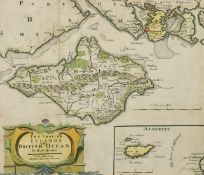The smaller islands in the British ocean' by Robert Morden, early 18th Century, hand coloured