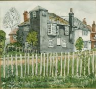 Brenda Johnston (b.1930) British, 'The Watch House, Rye', watercolour, signed and dated 1975, 8