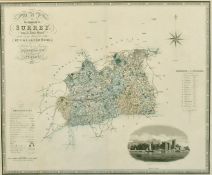 Map of the County of Surrey from an actual survey made in the years 1822 & 1823, published by