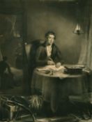Frederick Bromley After Lady Burghersh, 'Wellington writing the Waterloo Dispatch' mezzotint, 22.