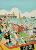 Bill Mevin (1922-2019) British, 'Seaside special', watercolour, signed, 17.5
