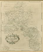 Oxfordshire, by Robert Morden, engraving, 18th Century, 17